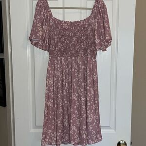 Floral Pink Dress